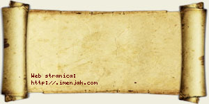 Jovana Zelić vizit kartica